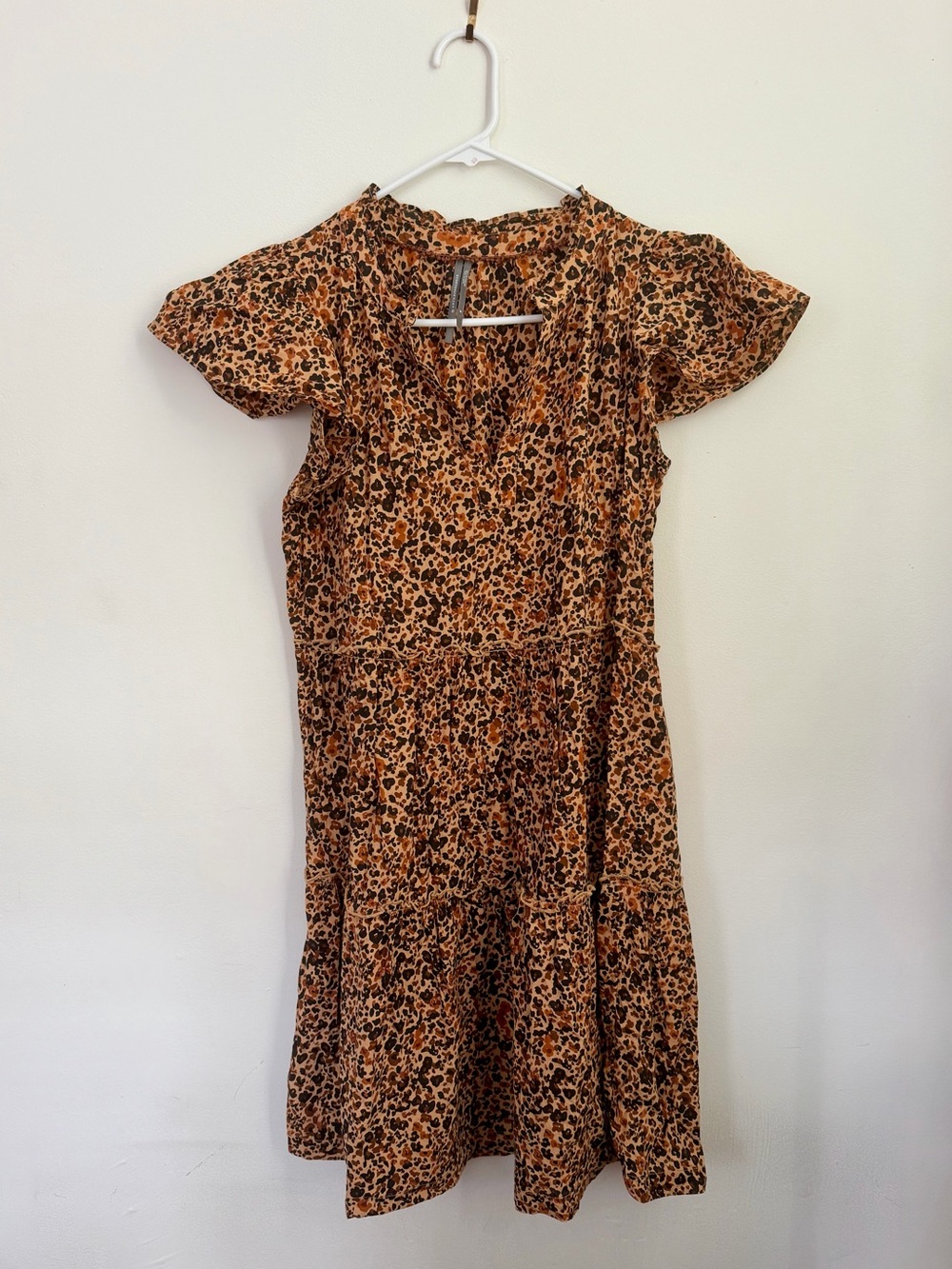 Anthropologie Flutter Sleeve Dress